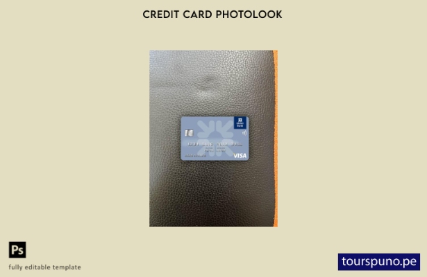 listo para imprimir Irlanda Ulster Bank Irlanda tarjeta visa fotolook plantilla 